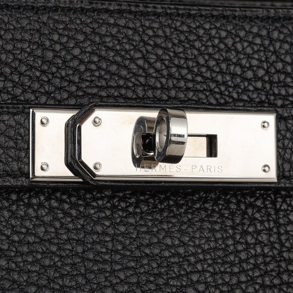 Hermes So Kelly 22 Black Togo Leather Shoulder Bag - Picture 10 of 14